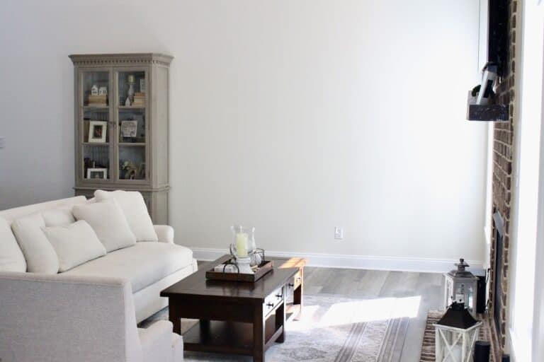How To Decorate A Large Living Room Wall - Through My Front Porch