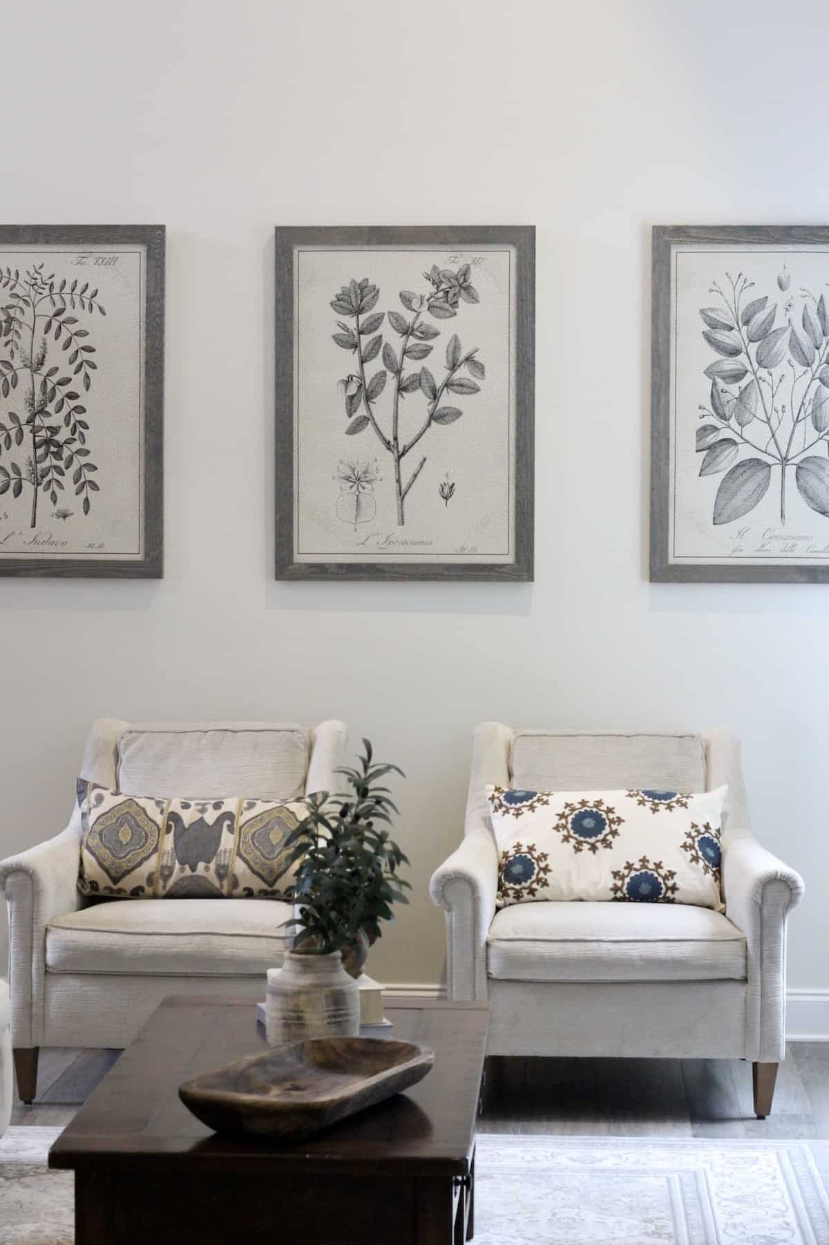How To Decorate A Large Living Room Wall - Through My Front Porch