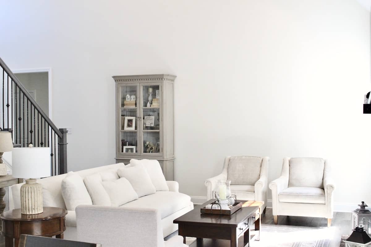 How To Decorate A Large Living Room Wall - Through My Front Porch